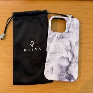 BURGA iPhone 16 Pro Max Purple Marble Case
